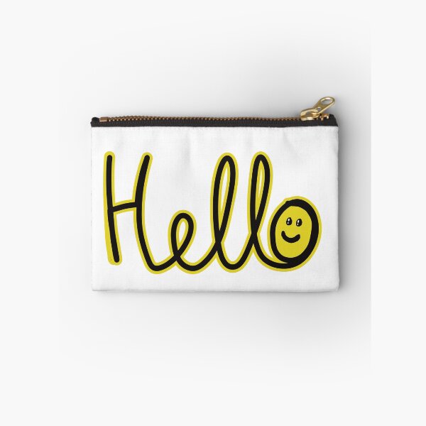 Item preview, Hello (with smiley face) designed and sold by SombreroDoodles.