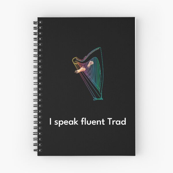 Item preview, I speak fluent Trad Harp Colors designed and sold by TraDArt.