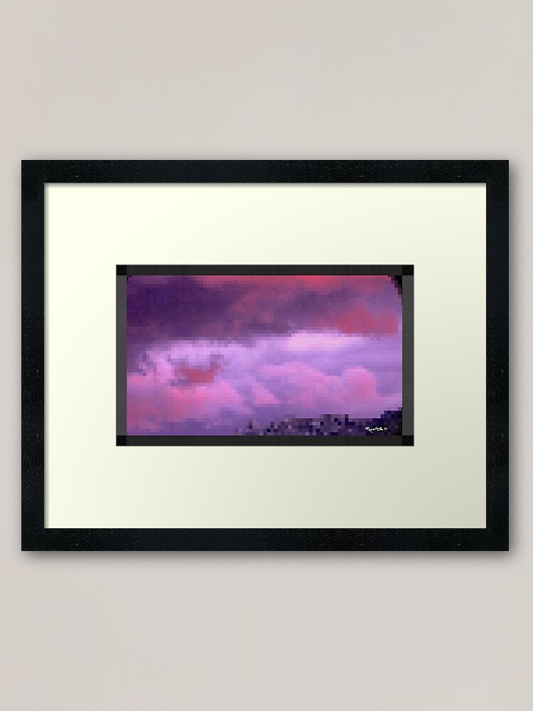 Alternate view of P^RPLE by RootCat Framed Art Print