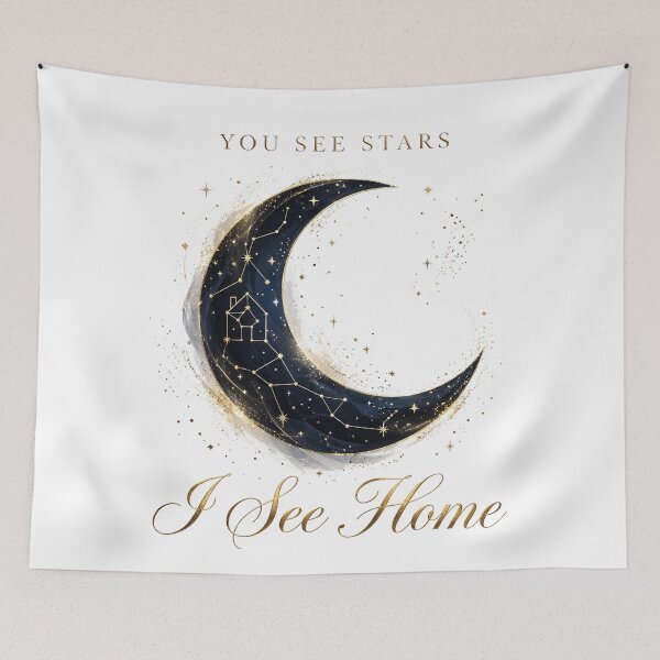 Item preview, You See Stars I See Home - Alt Version designed and sold by Alcyone-Blue.