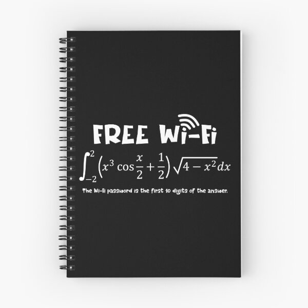Item preview, Free WiFi Funny Nerdy Math Equation Gift for Men designed and sold by ScienceCorner.