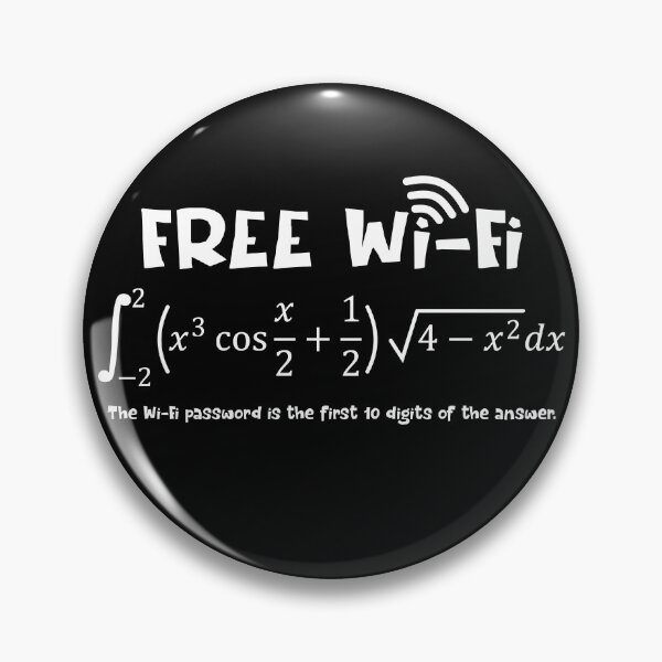 Item preview, Free WiFi Funny Nerdy Math Equation Gift for Men designed and sold by ScienceCorner.