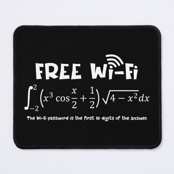 Item preview, Free WiFi Funny Nerdy Math Equation Gift for Men designed and sold by ScienceCorner.