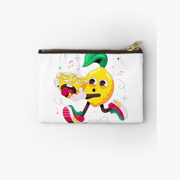 Item preview, Cute Funny Running Lemon Cartoon Illustration designed and sold by DesignByUmza.