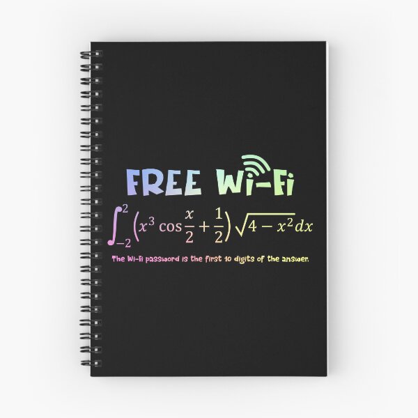 Item preview, Free WiFi Funny Nerdy Math Equation Gift for Men designed and sold by ScienceCorner.