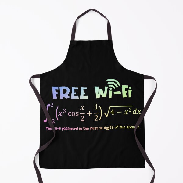 Item preview, Free WiFi Funny Nerdy Math Equation Gift for Men designed and sold by ScienceCorner.