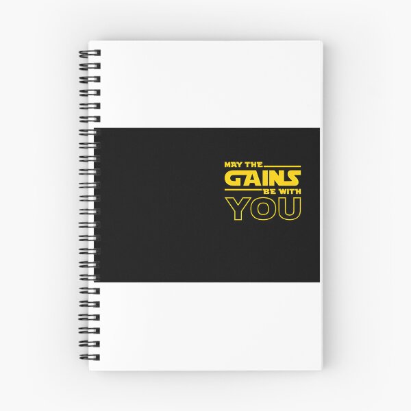 Item preview, Motivational Fitness Design - May The Gains Be With You Gym Workout Inspiration designed and sold by madd4578.