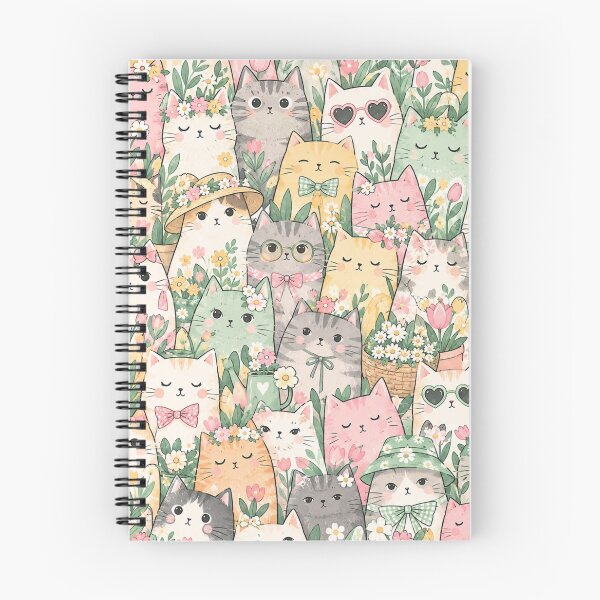 Item preview, Colorful Nordic Tropical Cat Pattern designed and sold by Aramdesing.