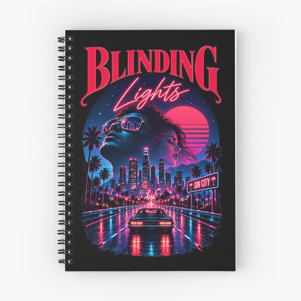 Item preview, Blinding Lights | Neon Noir Synthwave Poster designed and sold by Extravanganzza.