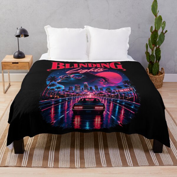 Item preview, Blinding Lights | Neon Noir Synthwave Poster designed and sold by Extravanganzza.