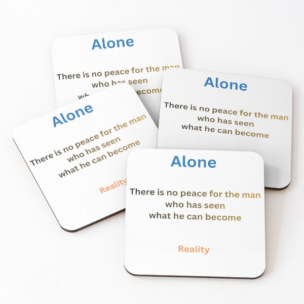 Item preview, Alone No Peace For The Man Who Can Become designed and sold by Mr besho.
