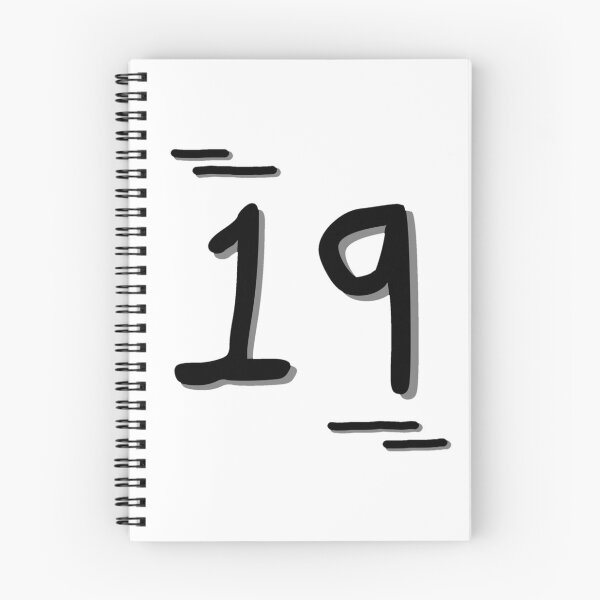 Item preview, Number 19 - Bold Black Artistic Numeral Design designed and sold by Dyche Studio.