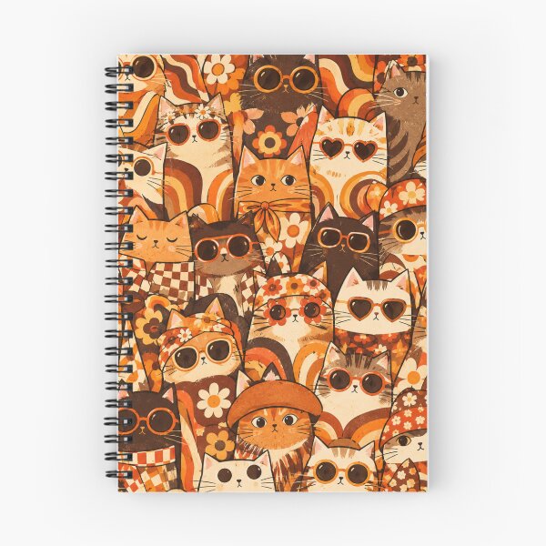 Item preview, Colorful Nordic Tropical Cat Pattern designed and sold by Aramdesing.