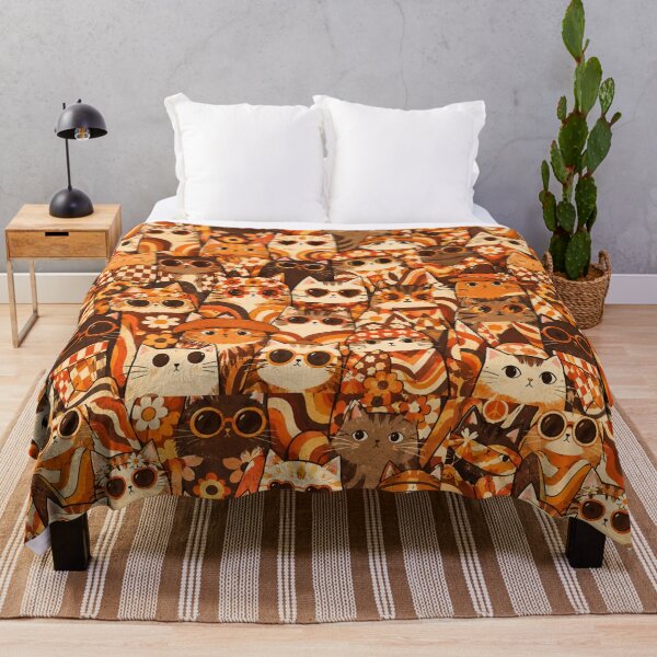 Item preview, Colorful Nordic Tropical Cat Pattern designed and sold by Aramdesing.