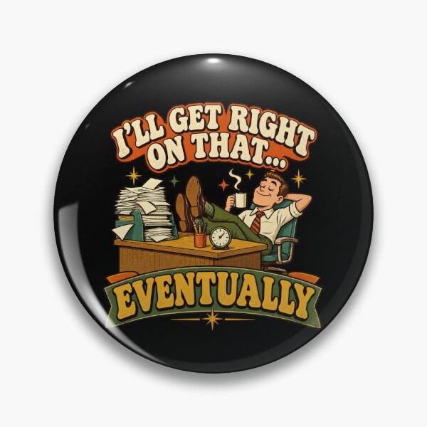 Item preview, Retro office procrastination designed and sold by Side Quest Co..