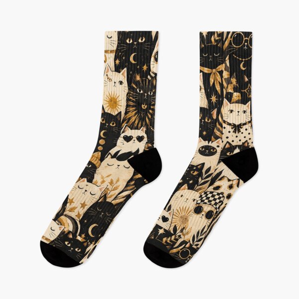 Item preview, Colorful Nordic Tropical Cat Pattern designed and sold by Aramdesing.