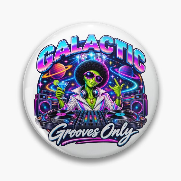 Item preview, Galactic Grooves Alien DJ Party designed and sold by Dresut.