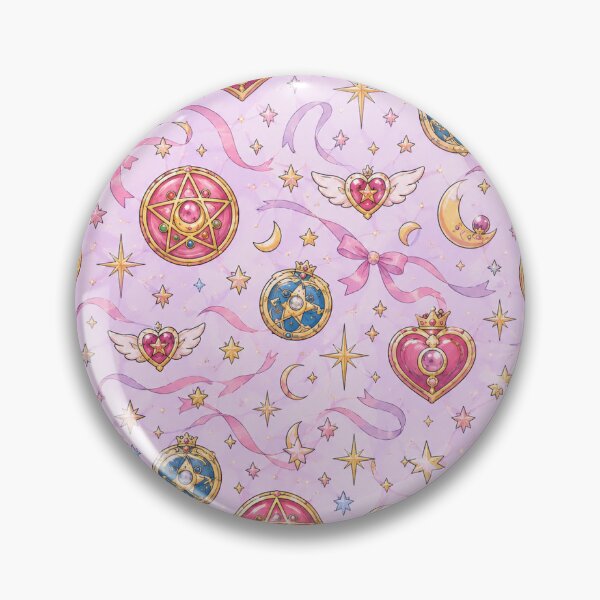 Item preview, Celestial Magical Girl Medallion & Crystal Pattern designed and sold by VØDUM® STORE.