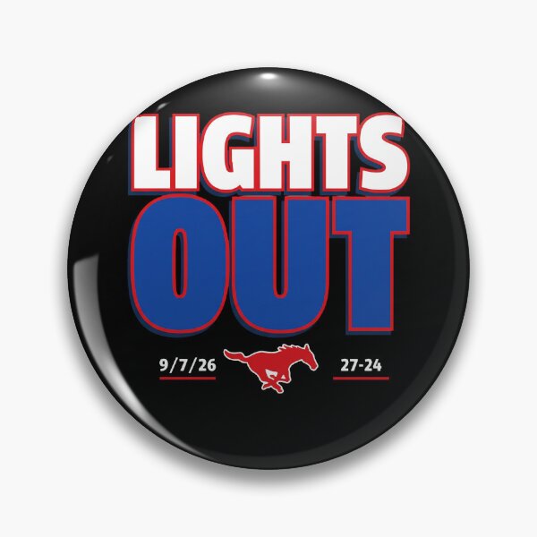 Artikelvorschau, SMU Mustangs – Lights Out 2026 – 07.09.2026 – 27-24 entworfen und verkauft von theandroidvivz.