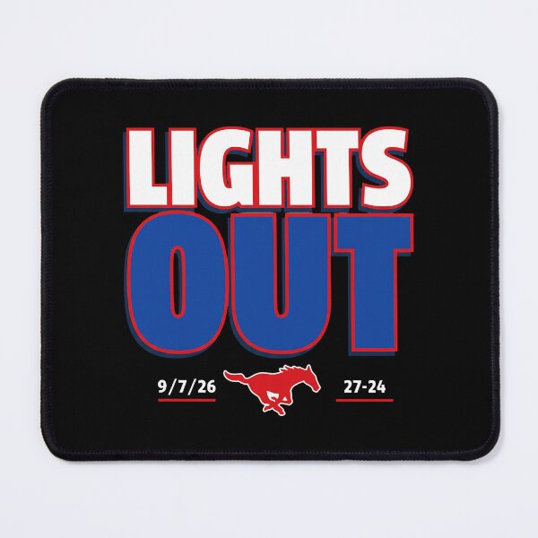 Item preview, SMU Mustangs - Lights Out 2026 - 9/7/26 - 27-24 designed and sold by theandroidvivz.