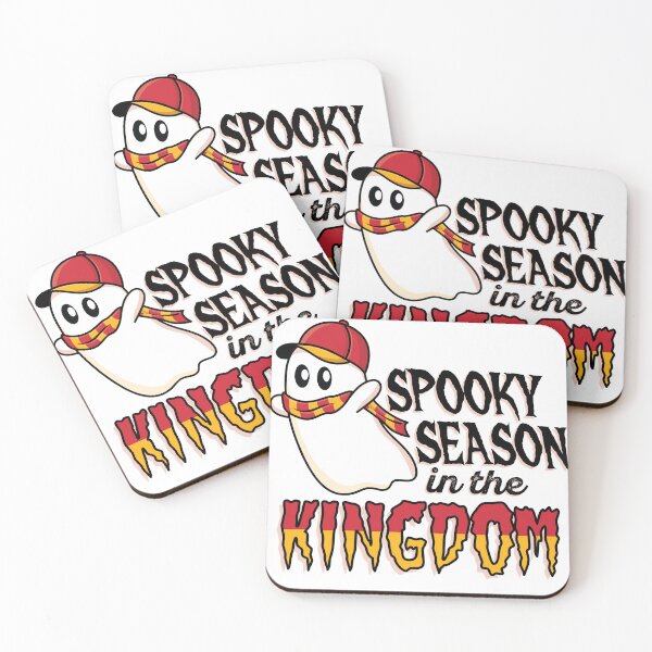Item preview, Kansas City Halloween Football Ghost Spooky Season in the Kingdom designed and sold by colormemaroon.