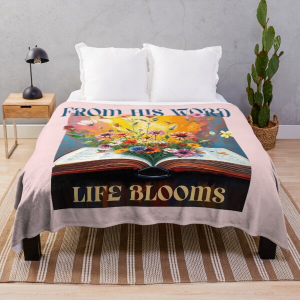 Item preview, From His Word Life Blooms Christian Floral designed and sold by Sachie's Studio.