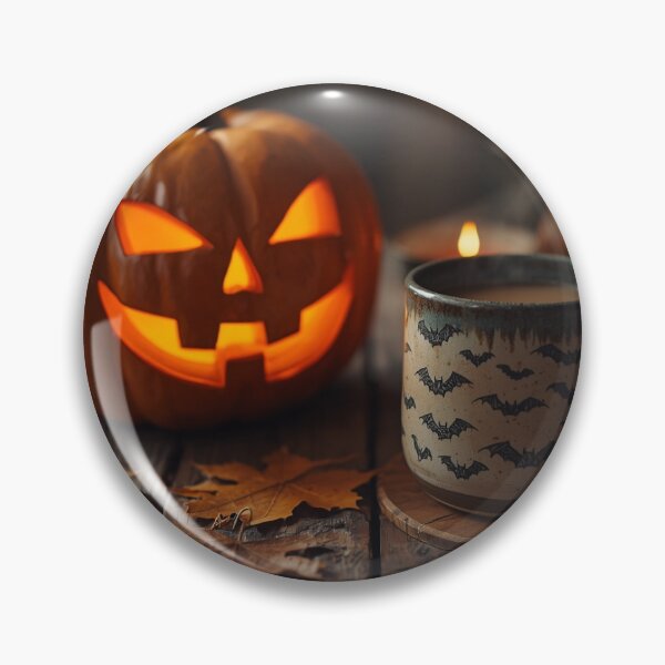 Item preview, Cozy Halloween Pumpkin and Coffee Photography designed and sold by OlesiaCraft.