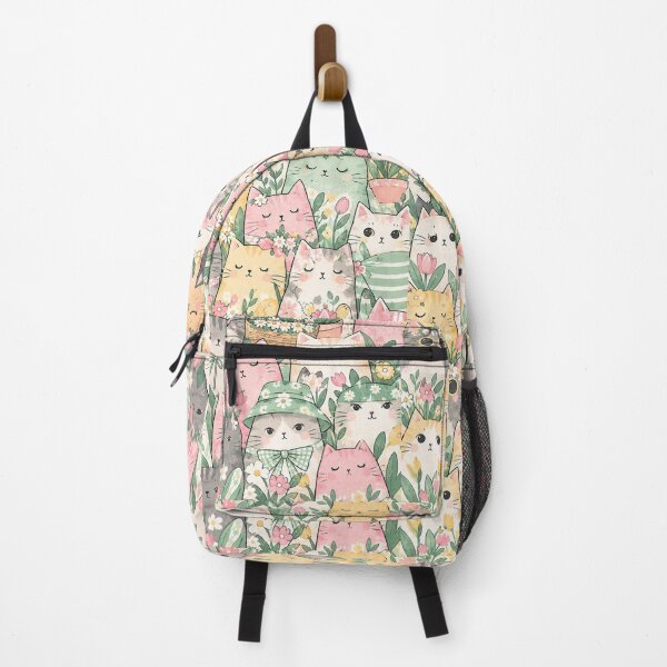 Item preview, Colorful Nordic Tropical Cat Pattern designed and sold by Aramdesing.
