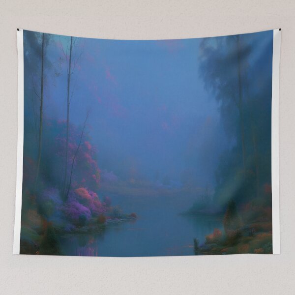 Item preview, Where the Blue Remembers the Fire designed and sold by oanaunciuleanu.