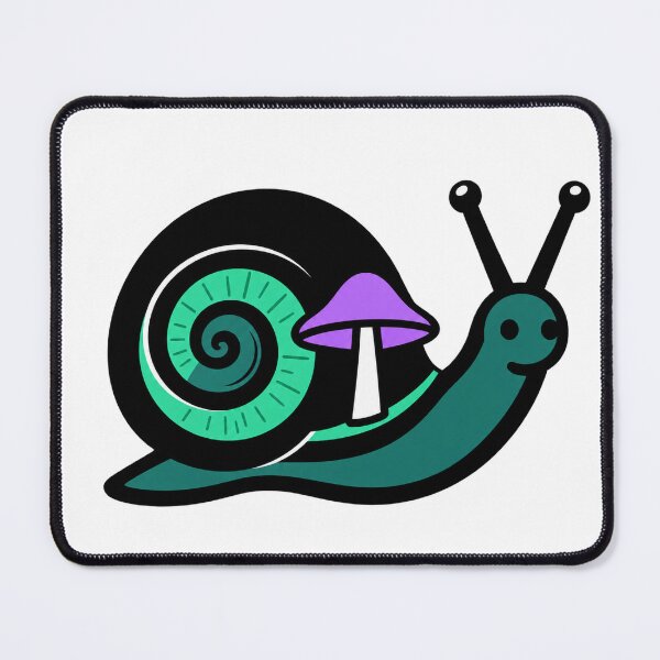 Item preview, Cute Snail with Mushroom Sticker | Whimsical Cottagecore Nature Art designed and sold by RobertArt08.