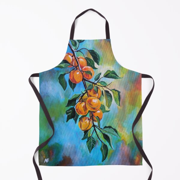 Item preview, Apricots on a Summer Branch designed and sold by Alfred Fox Art.