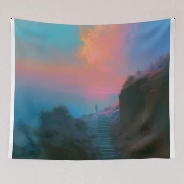 Item preview, Where the Blue Remembers the Fire designed and sold by oanaunciuleanu.