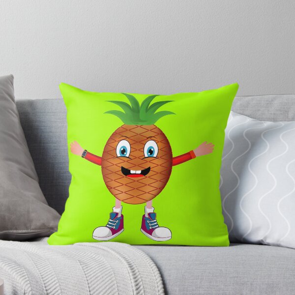 Item preview, Happy Pineapple Animated Character Boy Version designed and sold by ExpressiveToon.