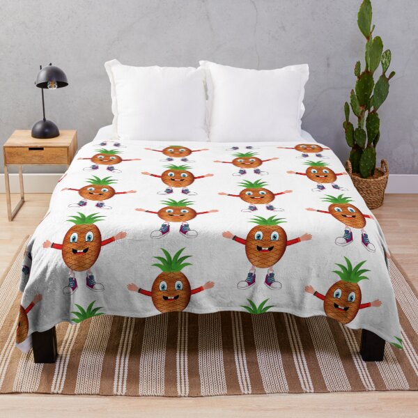 Item preview, Happy Pineapple Animated Character Boy Version designed and sold by ExpressiveToon.