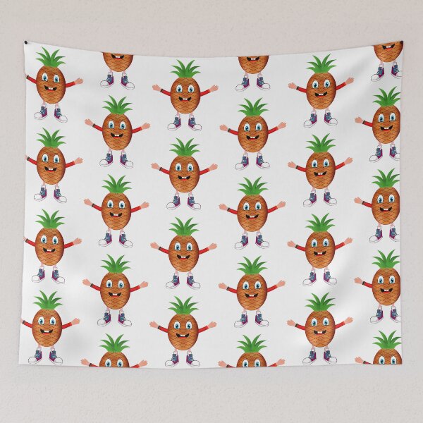 Item preview, Happy Pineapple Animated Character Boy Version designed and sold by ExpressiveToon.