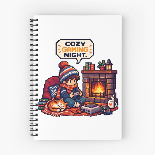 Item preview, Cozy Retro Gaming Night by Firelight designed and sold by FUIRY .