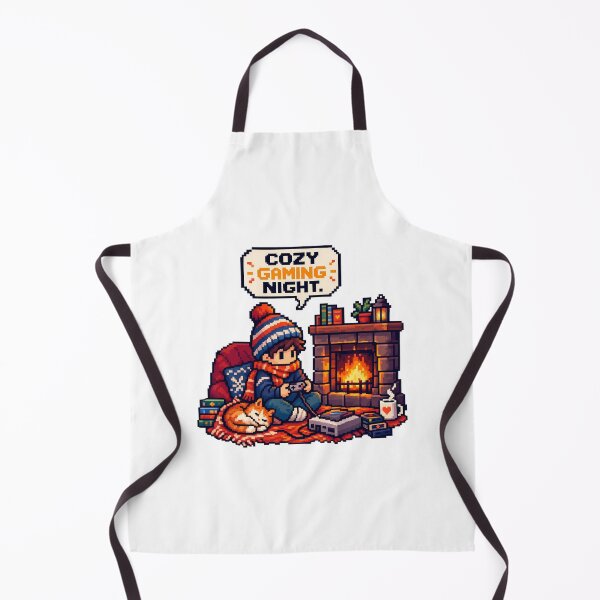 Item preview, Cozy Retro Gaming Night by Firelight designed and sold by FUIRY .