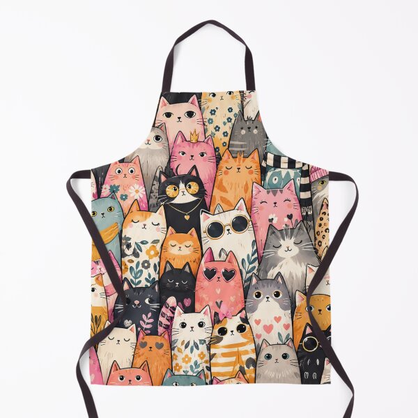 Item preview, Colorful Nordic Tropical Cat Pattern designed and sold by Aramdesing.