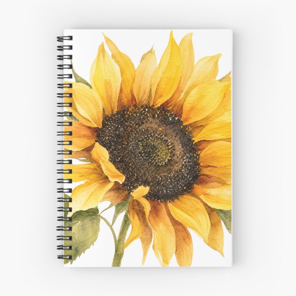 Item preview, Sunflower Watercolor Painted Cottagecore Aesthetic Botanical Art HD Store designed and sold by bard-art.