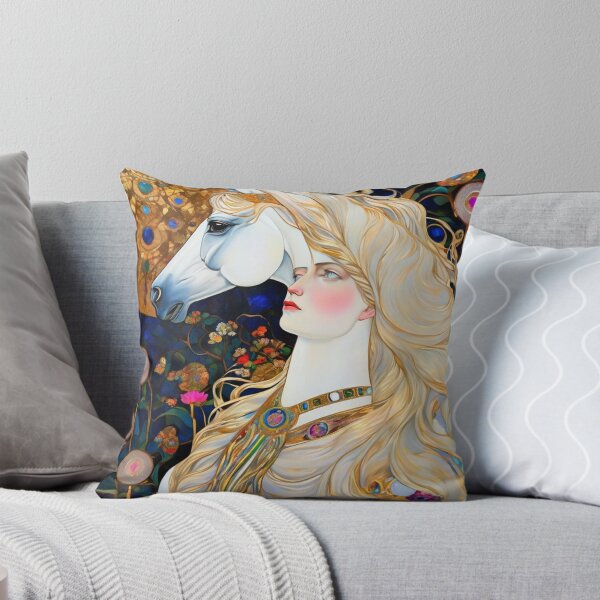 Item preview, Abstract Lady Horse Art designed and sold by TheDarkWardrobe.