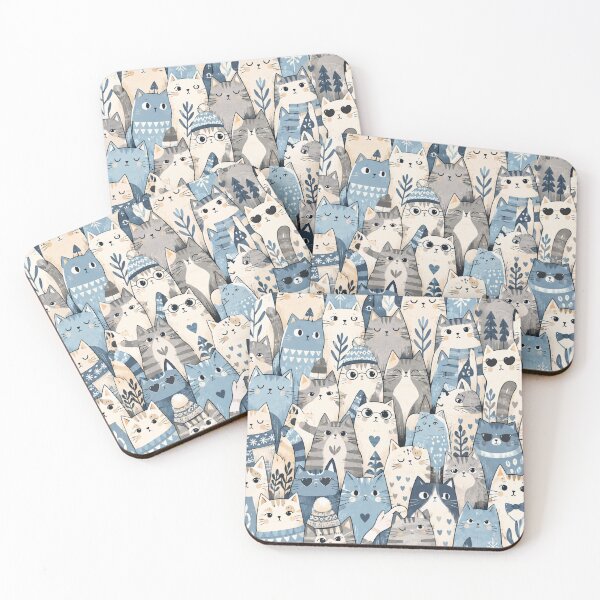 Item preview, Colorful Nordic Tropical Cat Pattern designed and sold by Aramdesing.