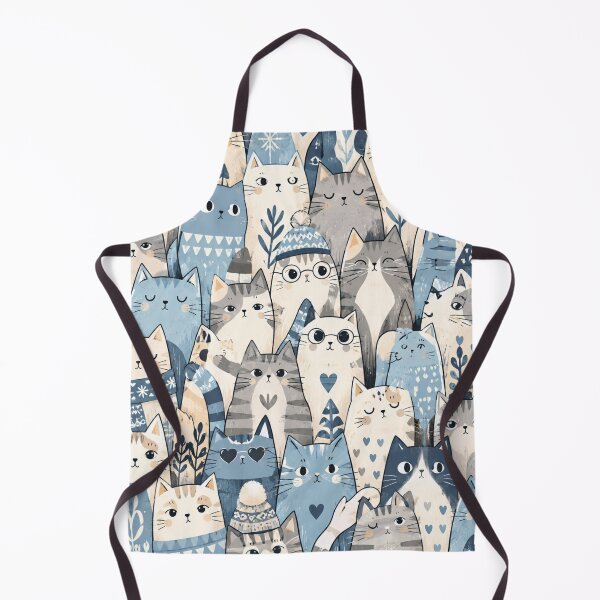 Item preview, Colorful Nordic Tropical Cat Pattern designed and sold by Aramdesing.