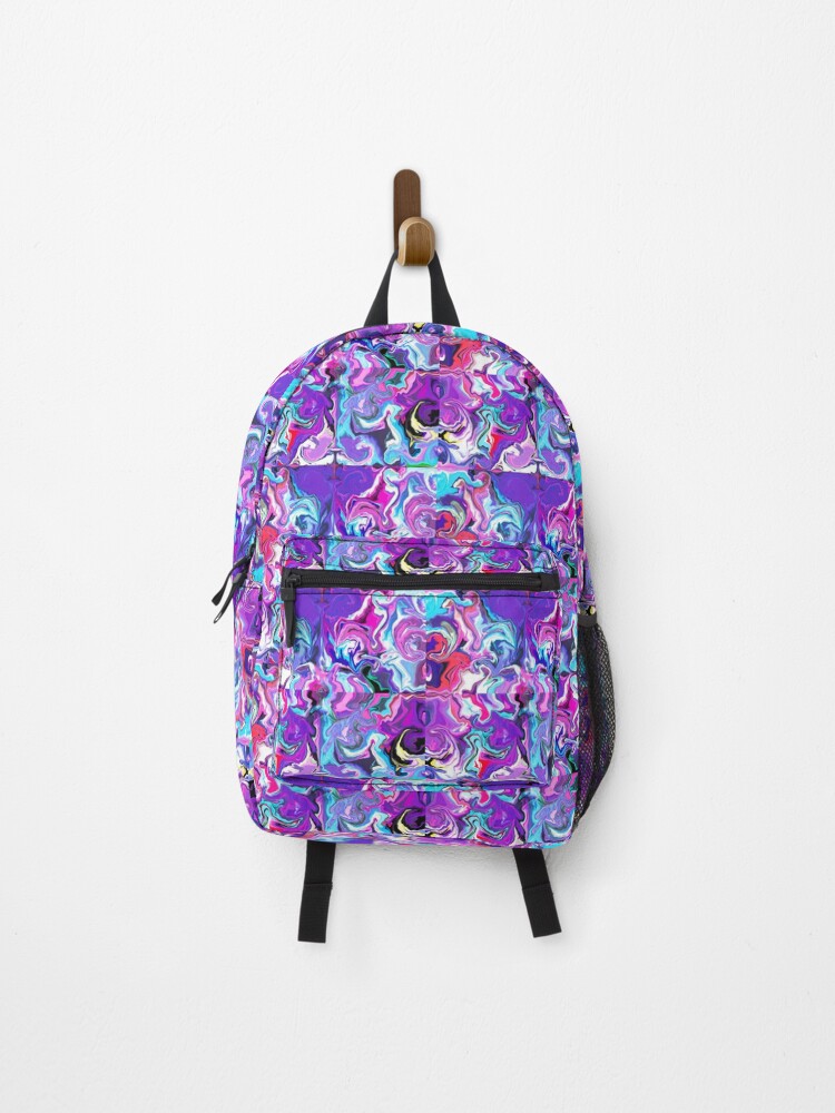 Thumbnail 1 of 3, Backpack, Multi Colored Tile designed and sold by CDCreativeWorks.