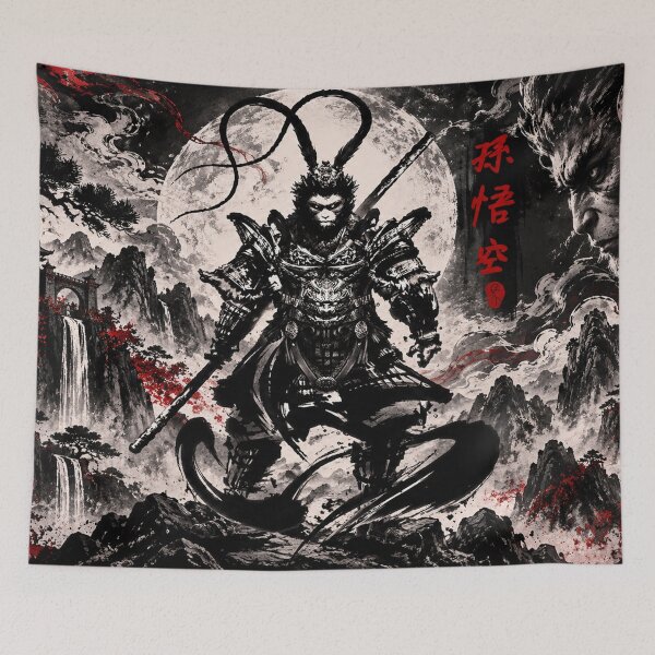 Item preview, Sun Wukong Monkey King Warrior Chinese Mythology designed and sold by Fei Long Design Hub.