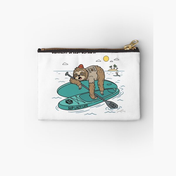 Item preview, Current Speed 01 MPH Funny Sloth Paddleboarding SUP designed and sold by SmartPuns.