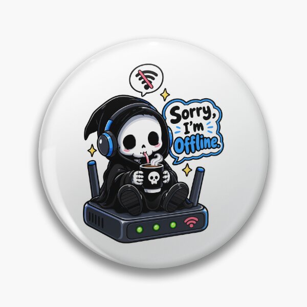 Artikelvorschau, Offline Humor für Gamer und Introvertierte entworfen und verkauft von HandicraftArt.
