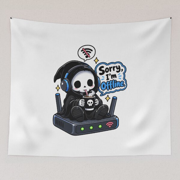 Item preview, Sorry I'm offline introvert gamer humor designed and sold by HandicraftArt.