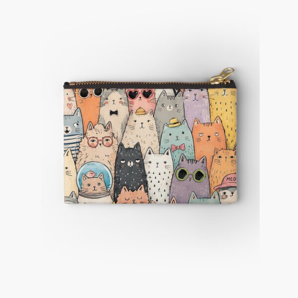 Item preview, Colorful Nordic Tropical Cat Pattern designed and sold by Aramdesing.
