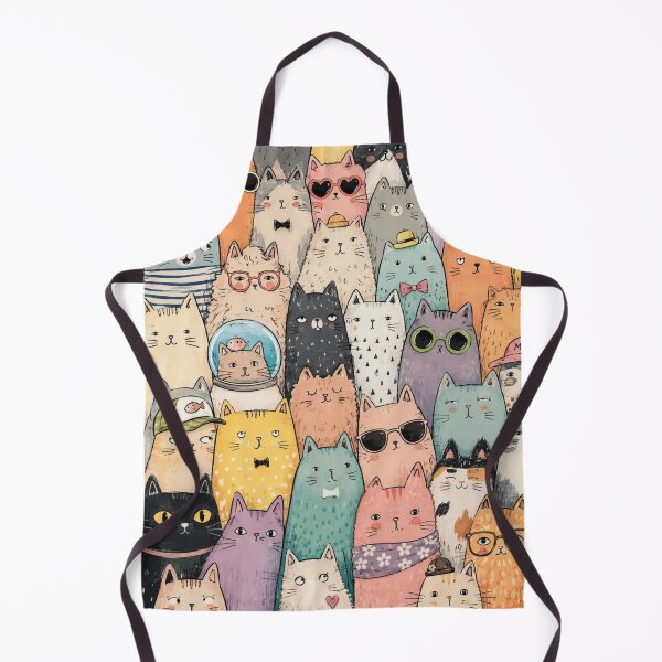 Item preview, Colorful Nordic Tropical Cat Pattern designed and sold by Aramdesing.