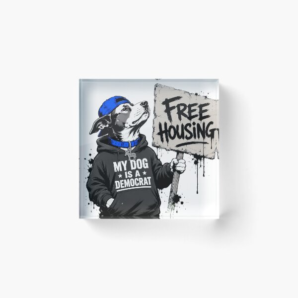 Item preview, Democrat Dog Protest Sign Hoodie Liberal Activist designed and sold by nortowelcomics.